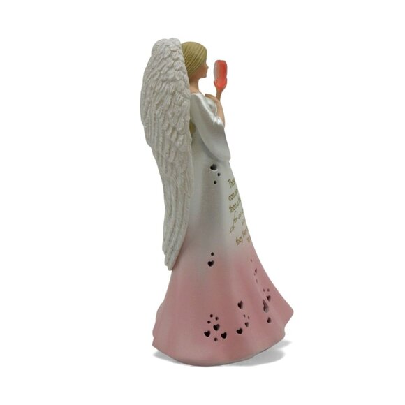 THOMAS KINKADE In Our Hearts To Stay Angel Figurine Light of Love Collection - Picture 9 of 12